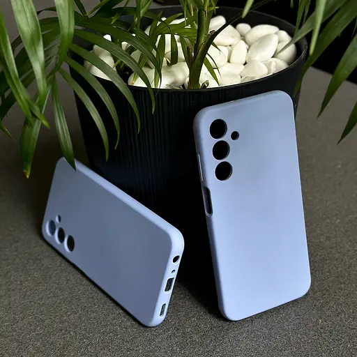 Чехол Make Samsung A25 Silicone Blue - фото 4