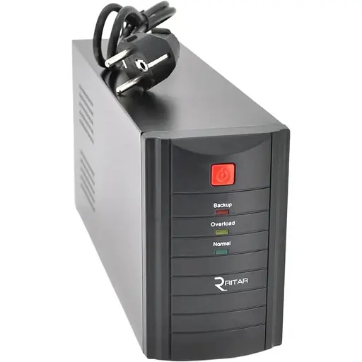 ИБП Ritar RTM1200 (720W) Proxima-L, LED, AVR, 3st, 3xSCHUKO socket, 2x12V7.5Ah, металл Case (350х120х190) Q2