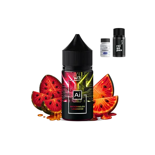 Набор компонентов для самозамеса солевой заправки WES AI 30 мл Watermelon Lemonade Арбузный лимонад, 0-50 мг (18137) - фото 2