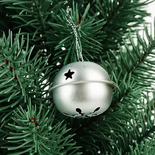 Набір ялинкових прикрас Anhui Tianhui Дзвоники 5 шт. в асортименті (898430) - фото 3