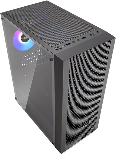 Корпус PcCooler DIAMOND MA100 MESH ARGB Black - фото 2