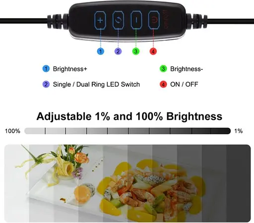 Фотобокс Puluz PU5032B LED 30 см [79360] - фото 4