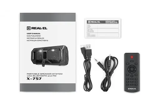 Акустична система Real-El X-757 Black - фото 9