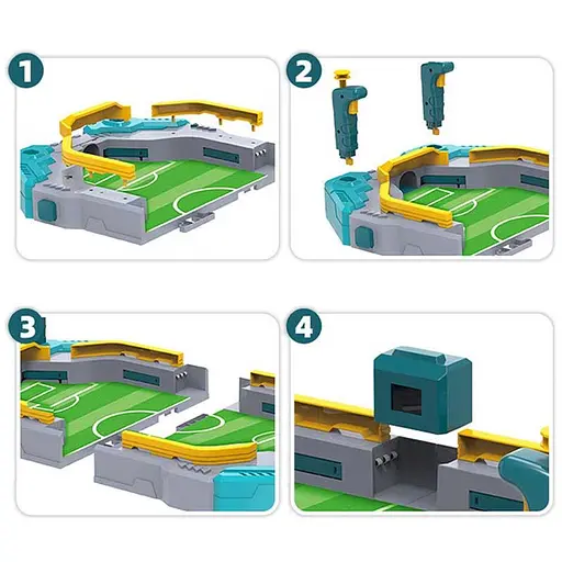 Настольный футбол Ummi 2021-12 Electric Toy Blue / Grey - фото 2