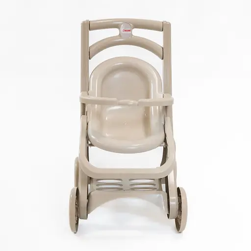 Коляска для ляльок з шезлонгом 0122/02eco бежевий - фото 5