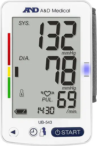 Тонометр AND UB-543 Afib автоматичний на зап'ястя