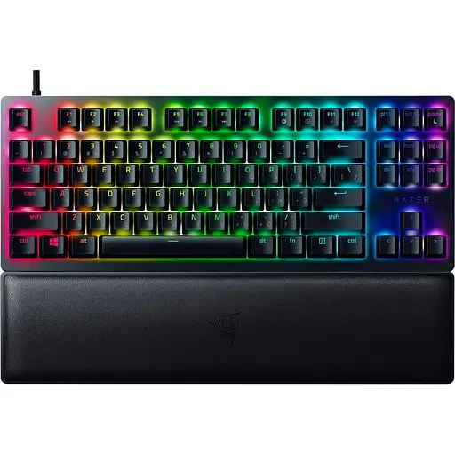 Клавіатура Razer Huntsman V2 TKL Purple Clicky Optical Switch USB Black (RZ03-03941400-R3R1) - фото 1