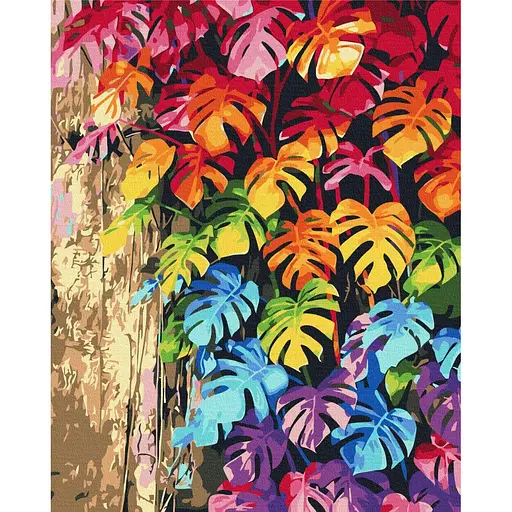 Картина за номерами Кольорове листя Brushme 40x50 см кольорова 000276964