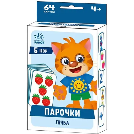 Настольная игра Ranok Creative Парочки: Счет 5 игр 1392001