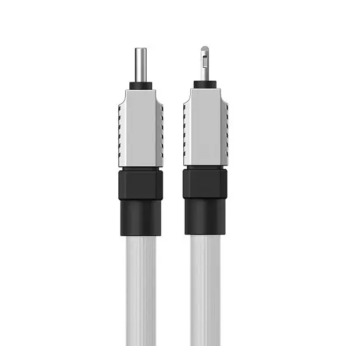 Кабель PD Baseus CoolPlay Series Fast Charging Cable Type-C to iP 20W 2 м белый CAKW000102 - фото 1