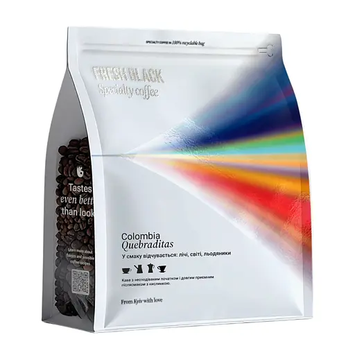Кава спешелті ТМ Fresh Black  Colombia Quebraditas Experimental Fermentation 200 г