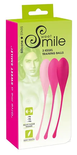 Вагінальні кульки Sweet Smile 3 Kegel Training Balls 3 шт (мульти) - фото 6