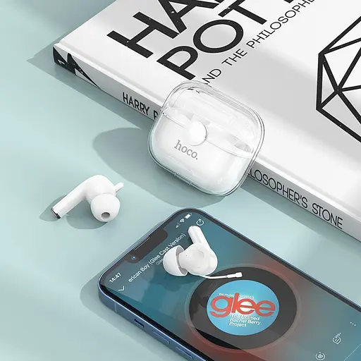 Блютуз Стерео Гарнитура Hoco EW22 TWS Белый - фото 3