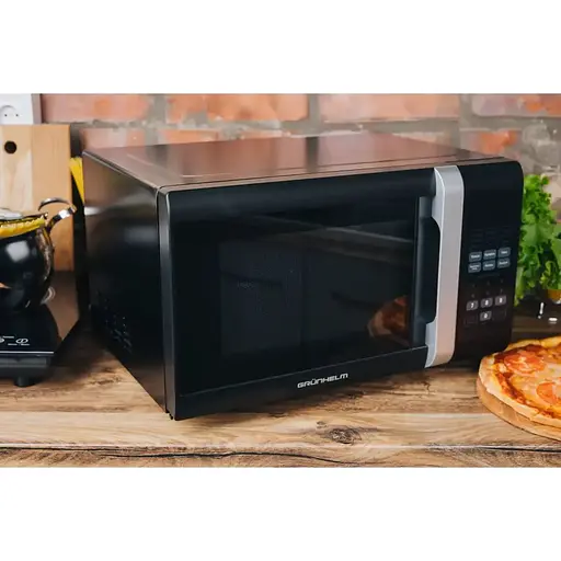 Мікрохвильова піч Grunhelm 23MX823-B 800 Вт 23 л чорна (95063) - фото 12