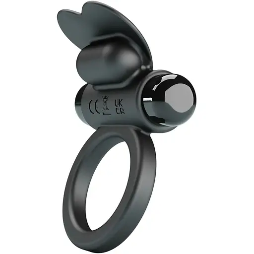 Виброкольцо Pretty Love Vibrant Penis Ring Debonaire 8.5 см черный