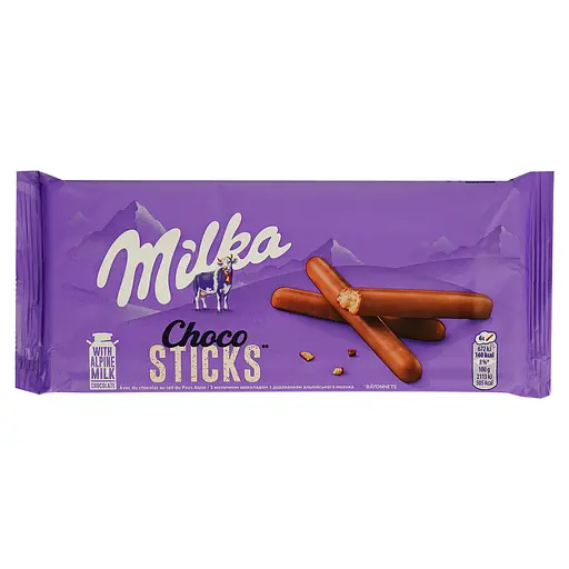 Печенье Milka Lila Choco Sticks 112 г