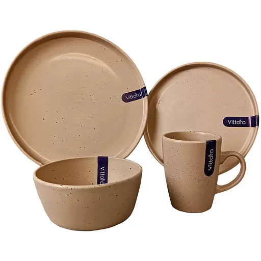 Тарілка обідня Vittora Калахарі VT-P-1260KA 26 см (147174) - фото 4