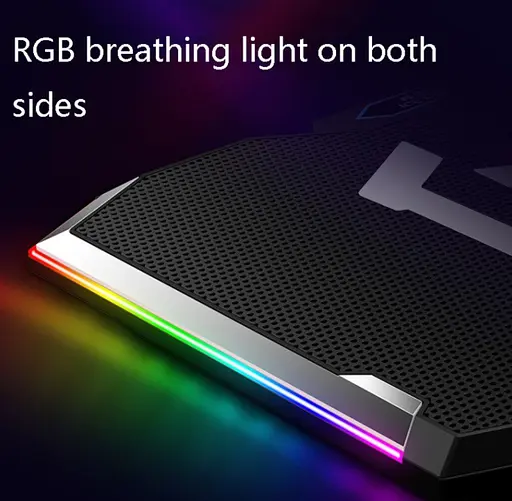 Охолоджувальна підставка для ноутбука 15-17.3 дюйми Ice Coorel K-9 Blue RGB - фото 7