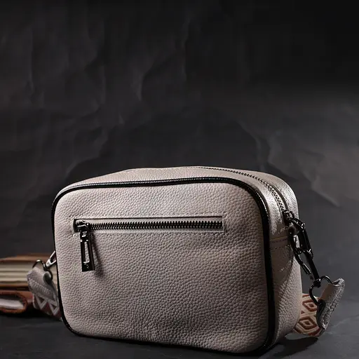 Женская сумка Vintage с переплетами из натуральной кожи 22х14х7.5 см sum0029008 - фото 10