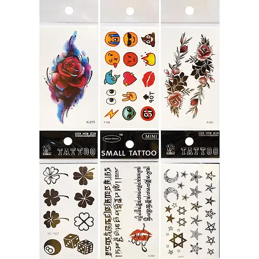 Татуировка Tattoo, 610, блистер 10.5x6 см, 20 шт. в упаковке