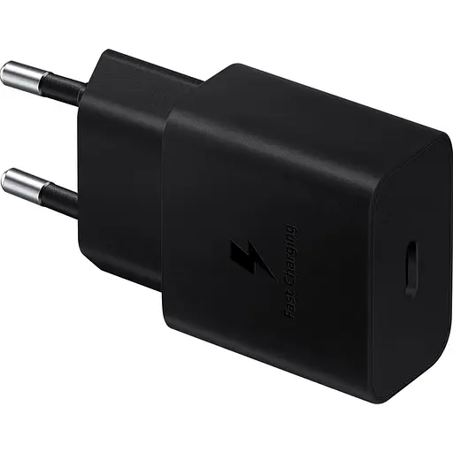 Зарядний пристрій Samsung 15Вт USB-С, кабель USB-C USB-C, 1м, чорний (EP-T1510XBEGEU) - фото 2