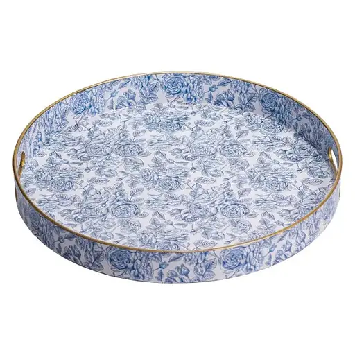 Набір підносів Yiwu HP-HK-17 Rose декоративні пластикові 2 шт. - фото 4