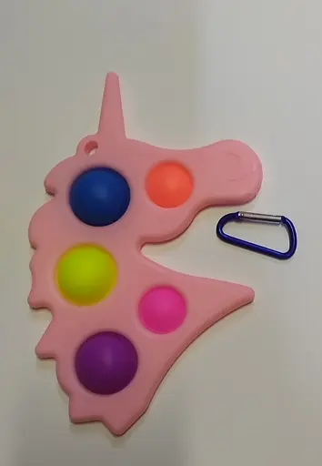 Іграшка Симпл Дімпл Єдиноріг антистрес 12x19 см 5 пупирок - фото 2