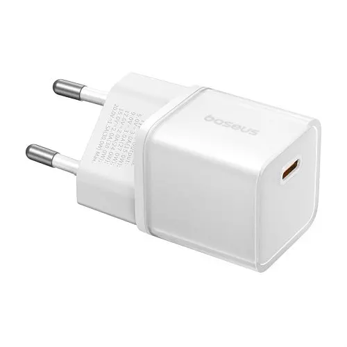 Мережевий зарядний пристрій Baseus GaN5S Fast Charger 1C 30W EU білий P10162504213-00 - фото 2