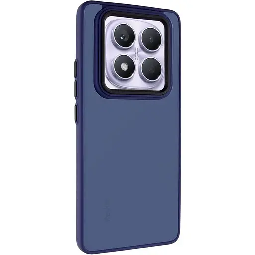 Чохол Epik TPU+PC Lyon Frosted для Xiaomi Redmi Note 14 Pro 4G Navy Blue