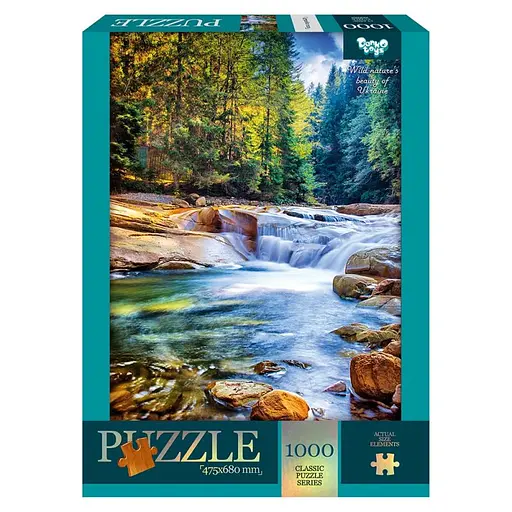 Пазлы 1000 элементов, серия 13 №9 Wild nature's beauty of Ukraine DANKO TOYS C1000-13-09