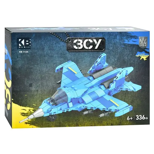 Конструктор Limo Toy ЗСУ знищувач Су-27, 366 деталей (KB 1124)