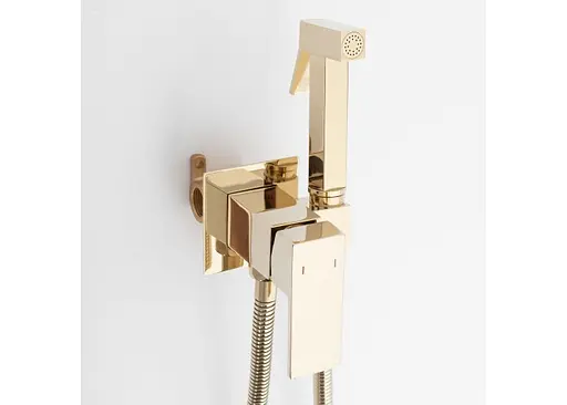 Набір гігієнічного душу прихованого монтажу Rea Fenix gold золотий REA-B5771 - фото 6