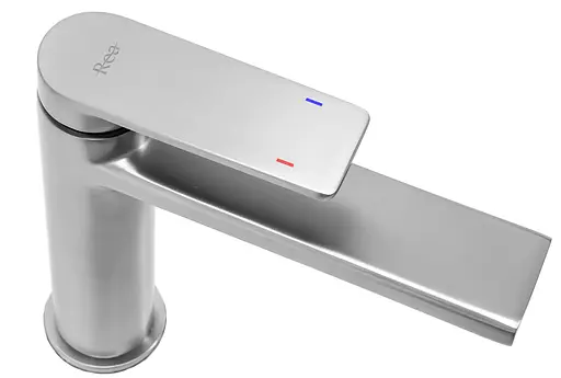 Змішувач для умивальника Rea Verso низький nikiel brushed REA-B9141 Никель - фото 5