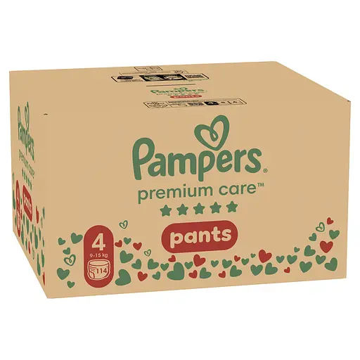 Уцінка. Набір трусики-підгузки Pampers Premium Care Pants Розмір 4 (9-15 кг) 114 шт. - фото 2