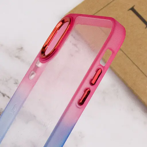 Чохол Epik TPU+PC Fresh sip series для Apple iPhone XS Max 6.5 Синій/Рожевий - фото 4