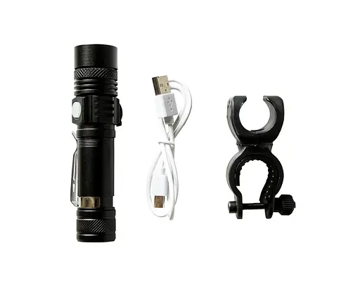 Мощный фонарь для велосипеда с аккумулятором BL-518-T6 вело фонарик велосипедный велофонарь с креплением 18650 - фото 1