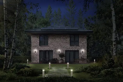 LEDVANCE Cвітильник E27 фасадний IP44 ENDURA CLASSIC EBRO WALL чорний - фото 5