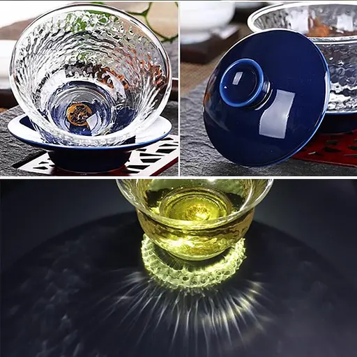 Гайвань Hammered Glass+керамика, 150 мл - фото 3