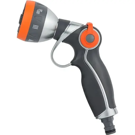 Пістолет-розпилювач Flora 7-ми режимний плаваючий курок (AL+TPR) (5011394) - фото 1