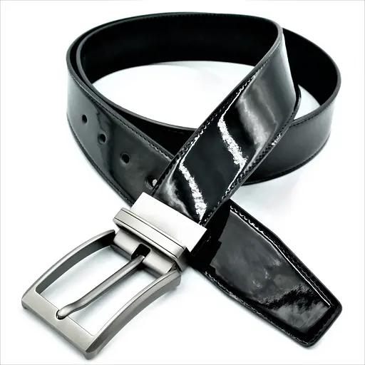 Ремінь шкіряний Weatro чоловічий двосторонній 110-125х4 см acs0013786 - фото 7