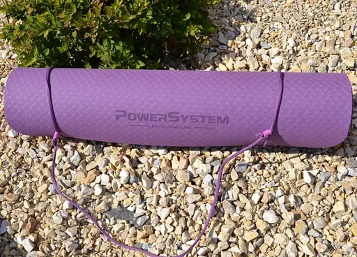Коврик для йоги и фитнеса Power System PS-4060 TPE Yoga Mat Premium Purple (183х61х0.6) (4060PI-0) - фото 8