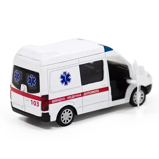 Автомодель детская Скорая помощь MERCEDES-BENZ SPRINTER TechnoDrive 250295 инерционная - фото 2