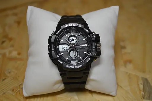 Детские спортивные часы Skmei 0990 L (Черные) - фото 3