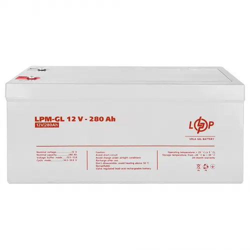 Аккумулятор LogicPower LPM-GL 12V - 280 Ah GEL - фото 4
