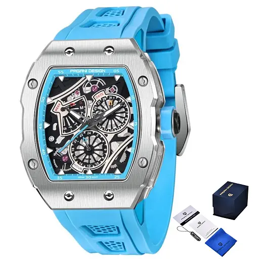 Наручные часы мужские PD-YS012 Silver-Blue Pagani Design acs0031094 - фото 1