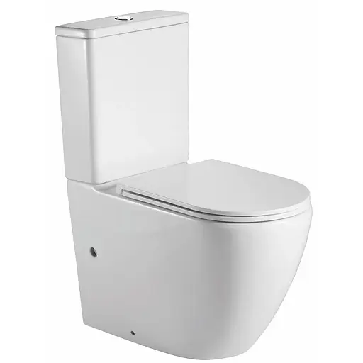 Унитаз-компакт Mixxus Premium Ellipse-0402-R 660x390x855 мм, Rimless MP6468, Белый - фото 1