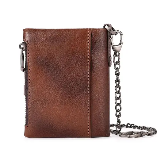 Мужской кожаный кошелек BULL 12х9.5х3 см acs0029278 - фото 3