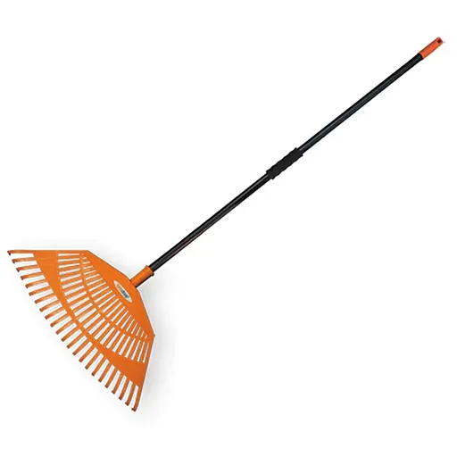 Грабли веерные Bradas 23 зубца черенок металлический KT-CX23H-M - фото 1
