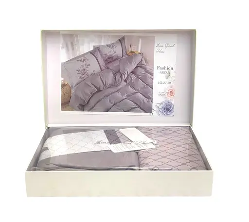 Постельное белье Laura Grand 27-01 - евро комплект 2 наволочки 50x70 см - фото 2