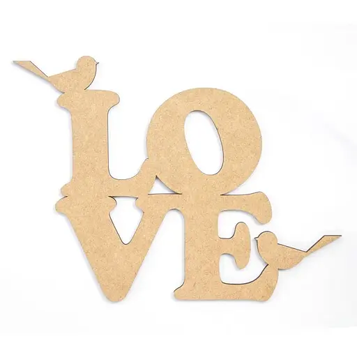 Заготовка Rosa Talent LOVE МДФ 25х20 см